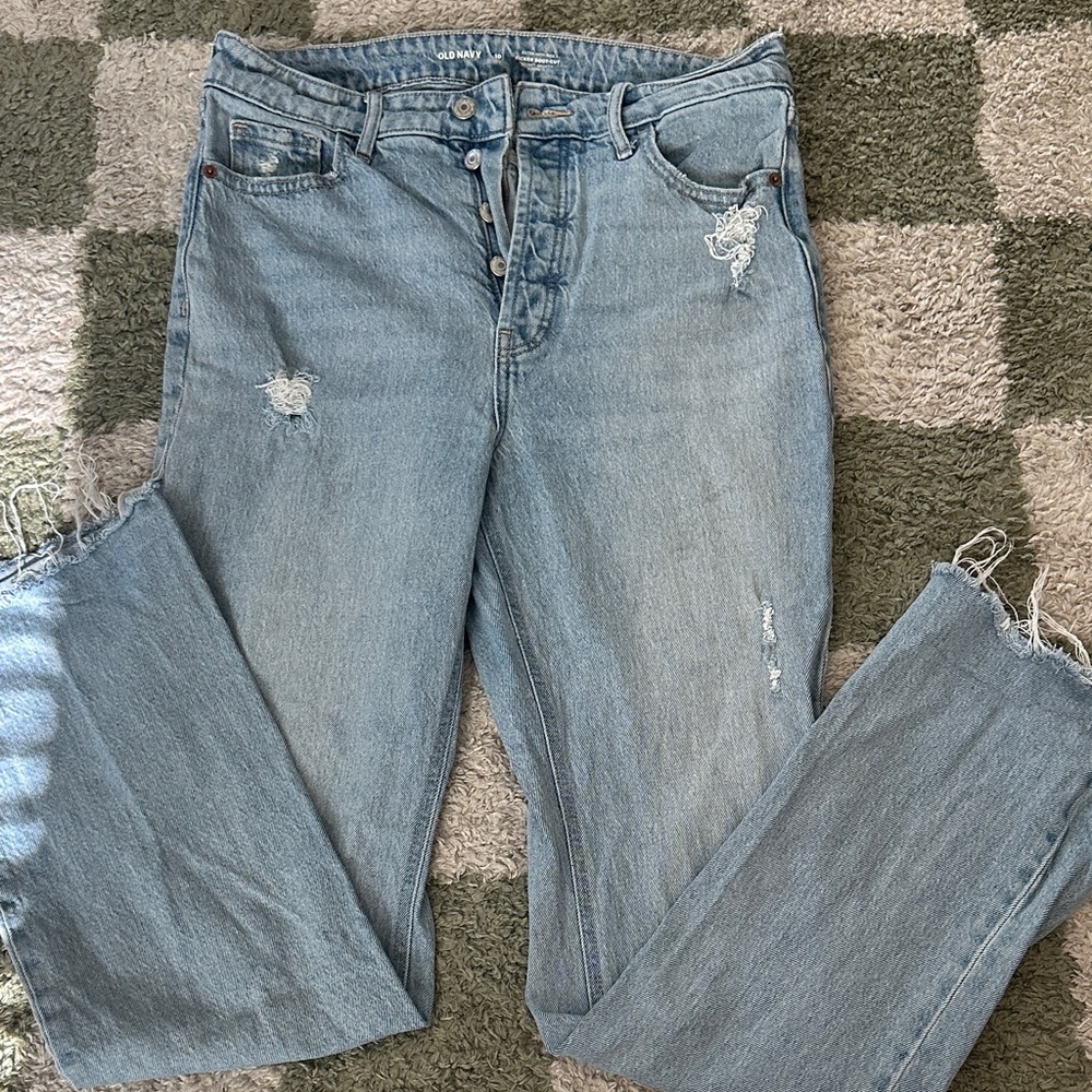Old Navy Extra High Rise Kicker Bootcut Jeans, Size 10